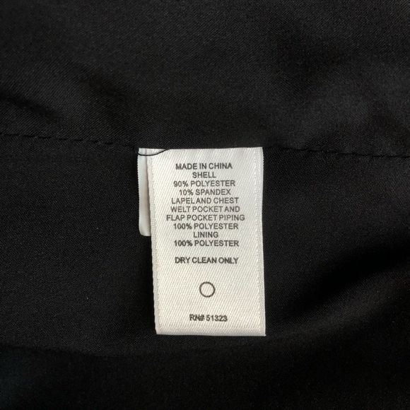 1. State Black Velvet Ruched Sleeve Blazer Dress - Picture 11 of 13